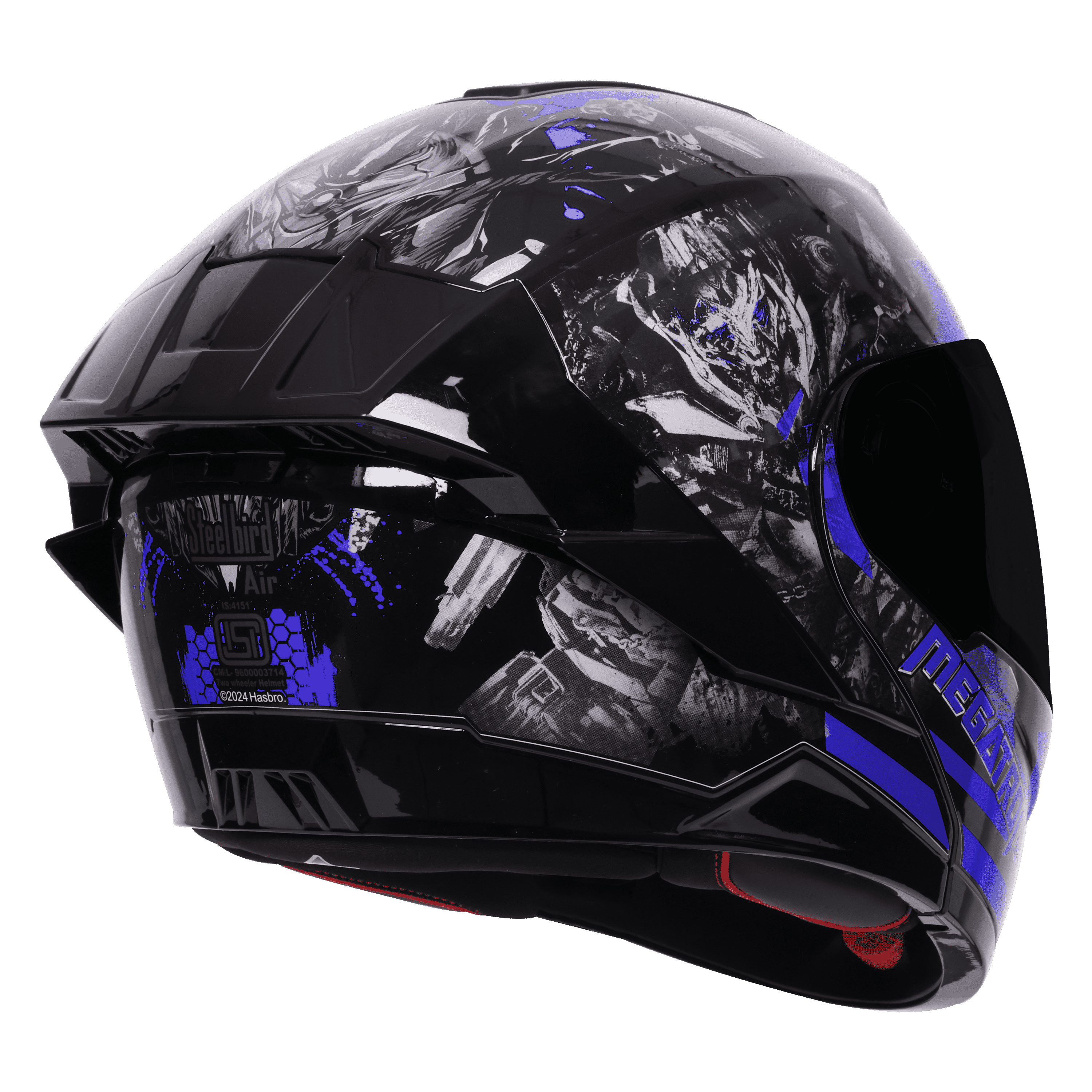 SBA-8 ISS MEGATRON GLOSSY BLACK WITH BLUE